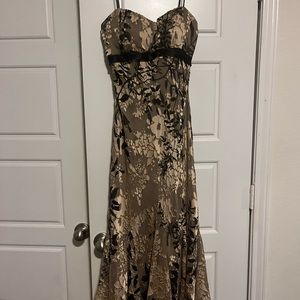 vintage rose gold dress